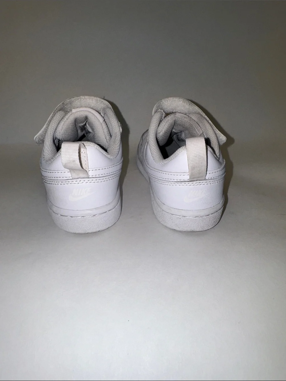 Nike Kids 13 White Velcro & Lace Low-Top Sneakers